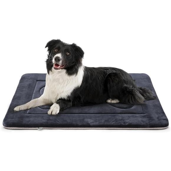 Dog Bed Soft Dog Crate Pad Mat for Medium/Large Dogs 36 in Non-Slip Bottom - Picture 1 of 8